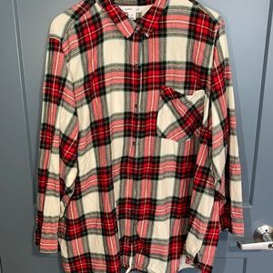 Plaid button up shirt